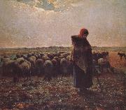 Jean Francois Millet, Shepherdess